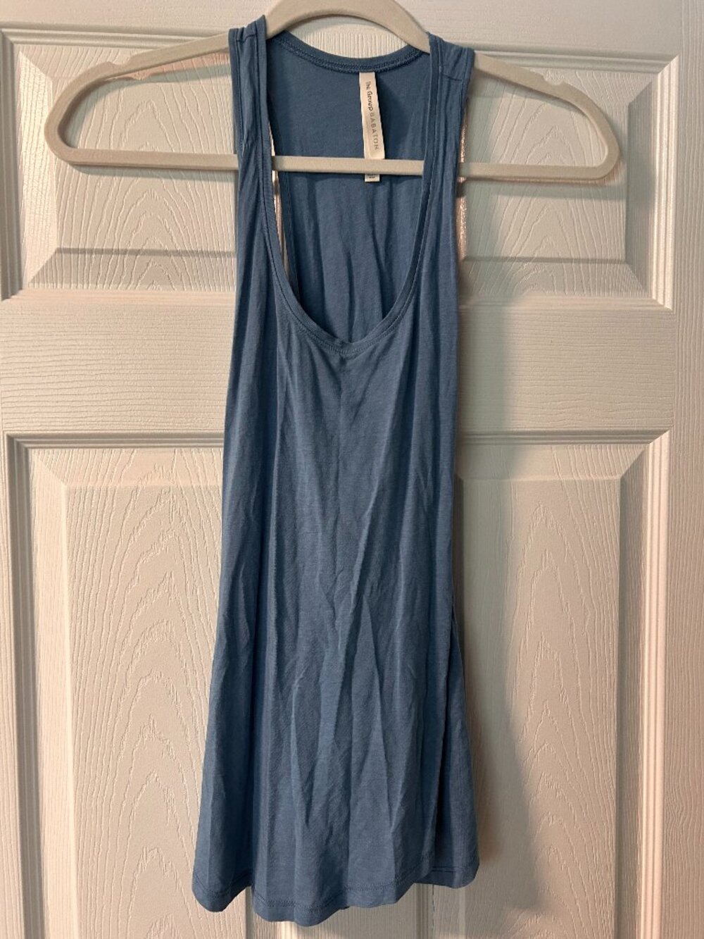 2/$20 Aritzia babaton cross back tank, size x small, blue
